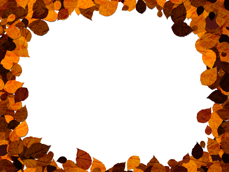 Fall Leaves Background PNG