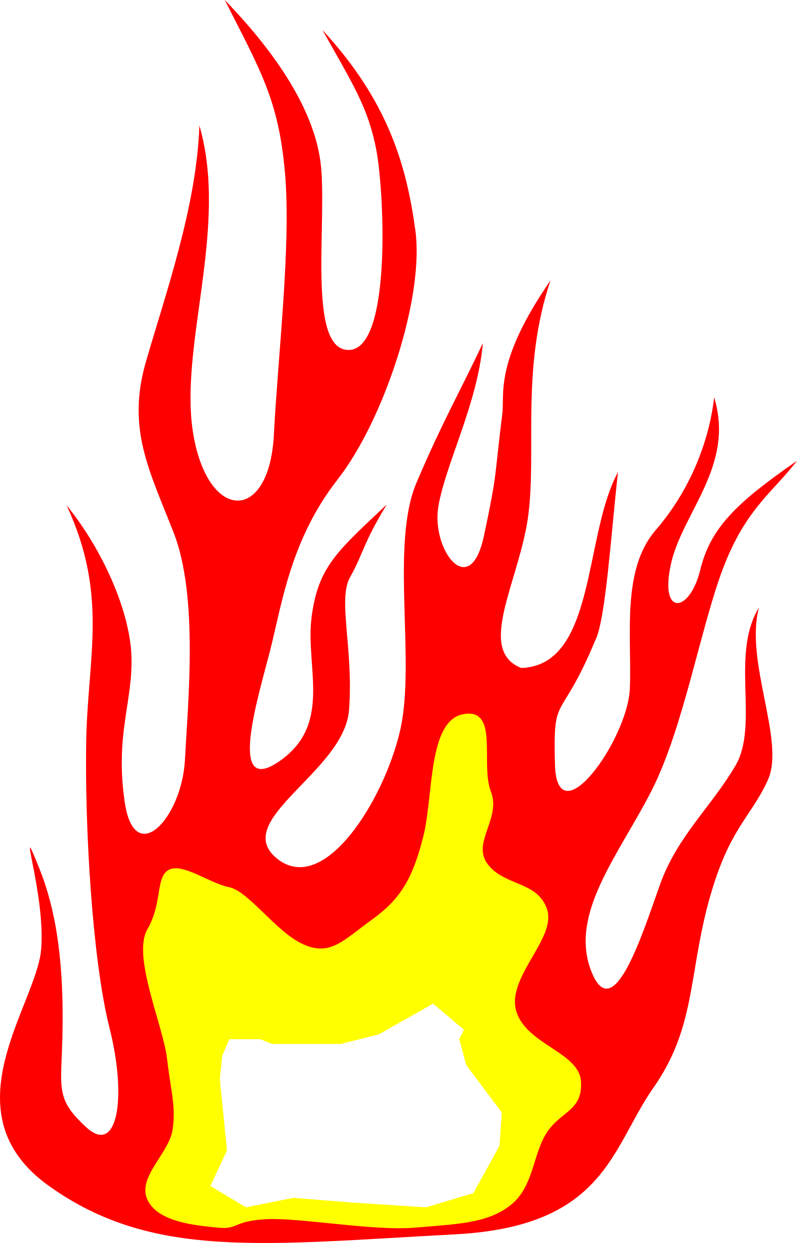 Fire Clipart PNG Background