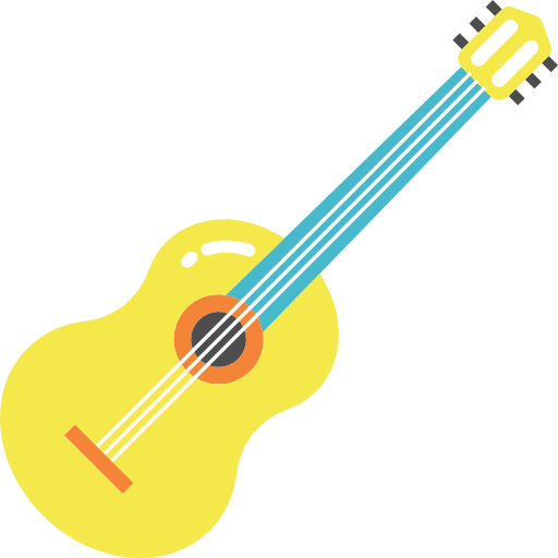 Flamenco Guitar Background PNG Image