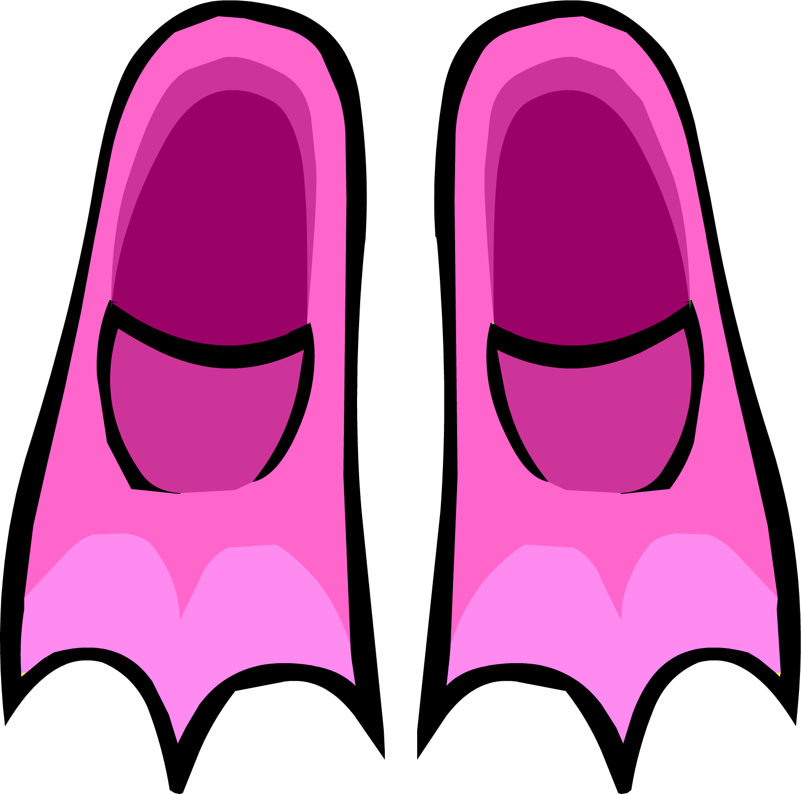 Flippers PNG Photo Clip Art Image