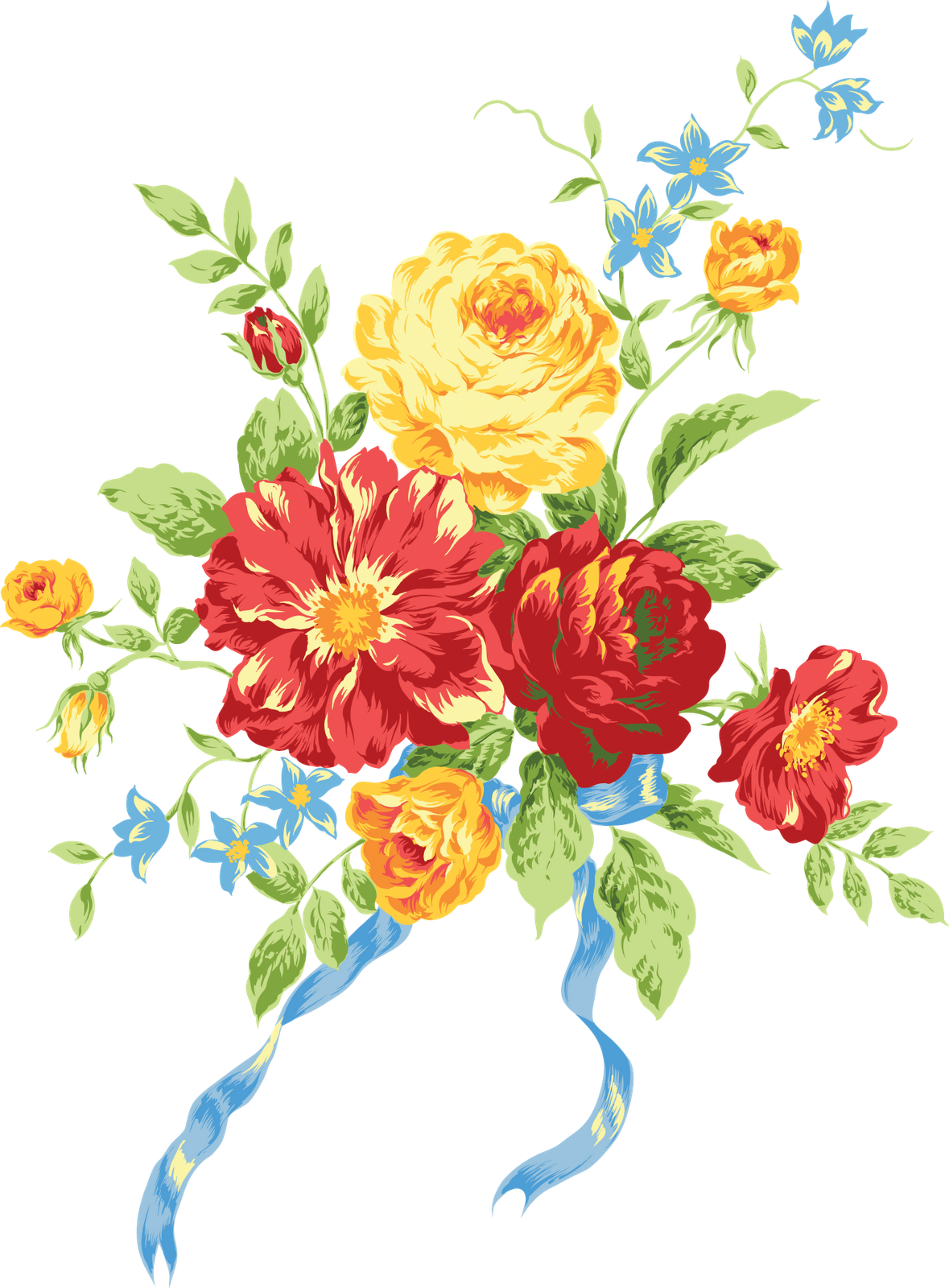 Flower Drawings PNG HD Quality