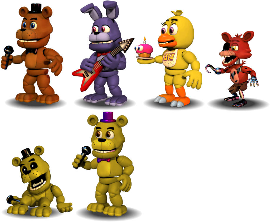 Fnaf Characters Download Free PNG
