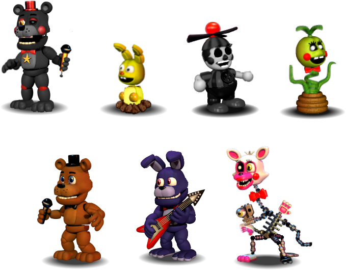 Fnaf Characters PNG Free File Download