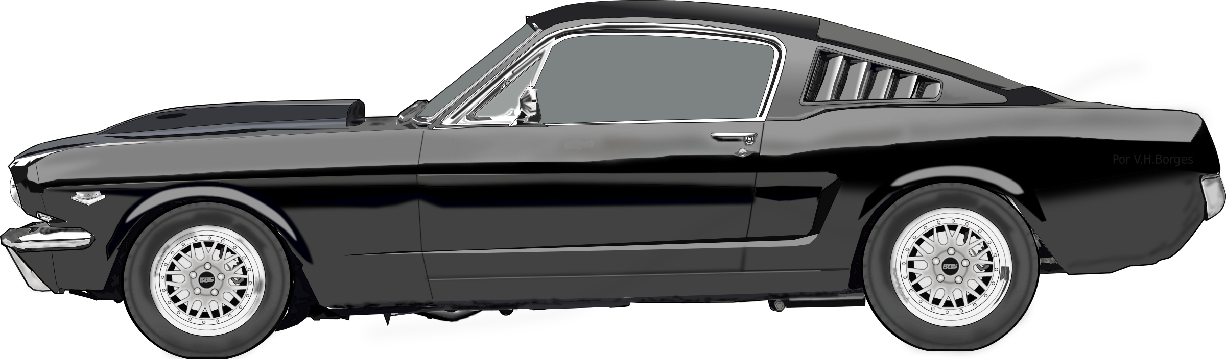 Ford Mustang Background PNG Clip Art Image