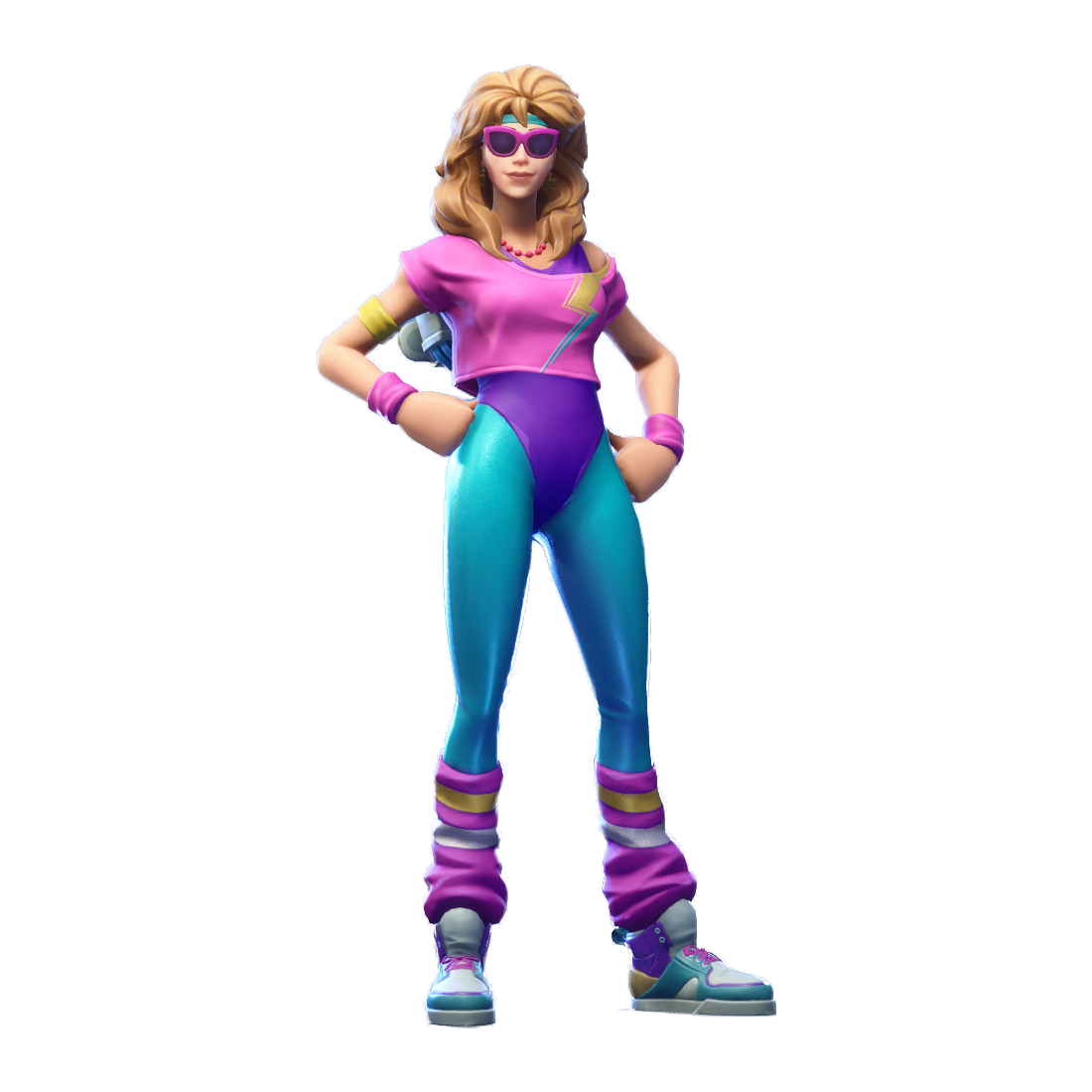Fornite Aerobic Assassin Background PNG