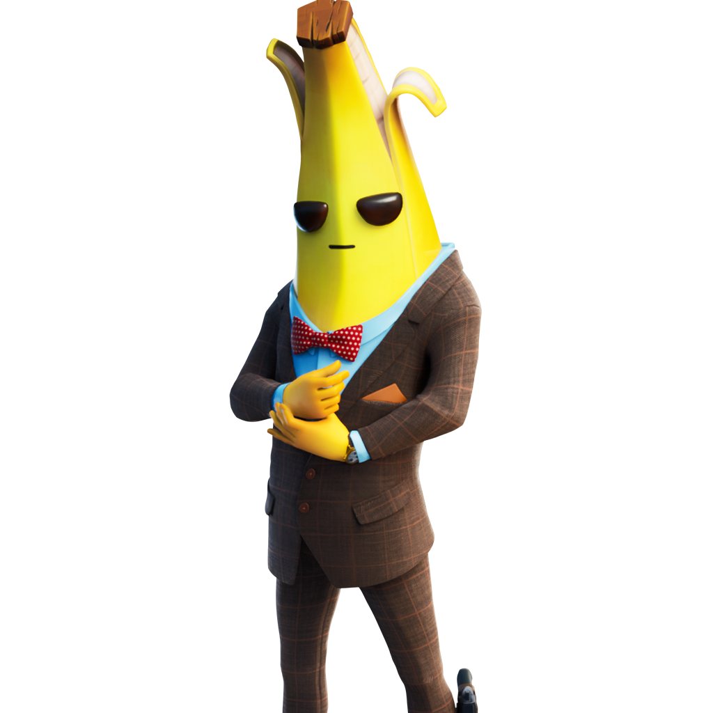 Fornite Agent Peely Transparent Free PNG