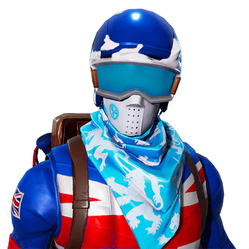 Fornite Alpine Ace USA Background PNG Image