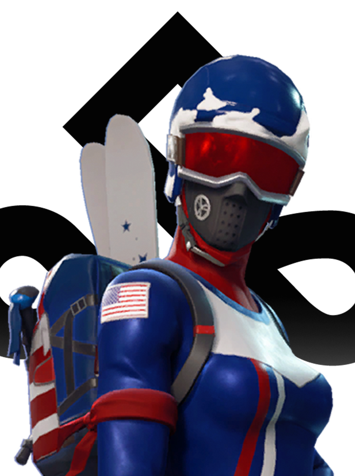 Fornite Alpine Ace USA Free PNG