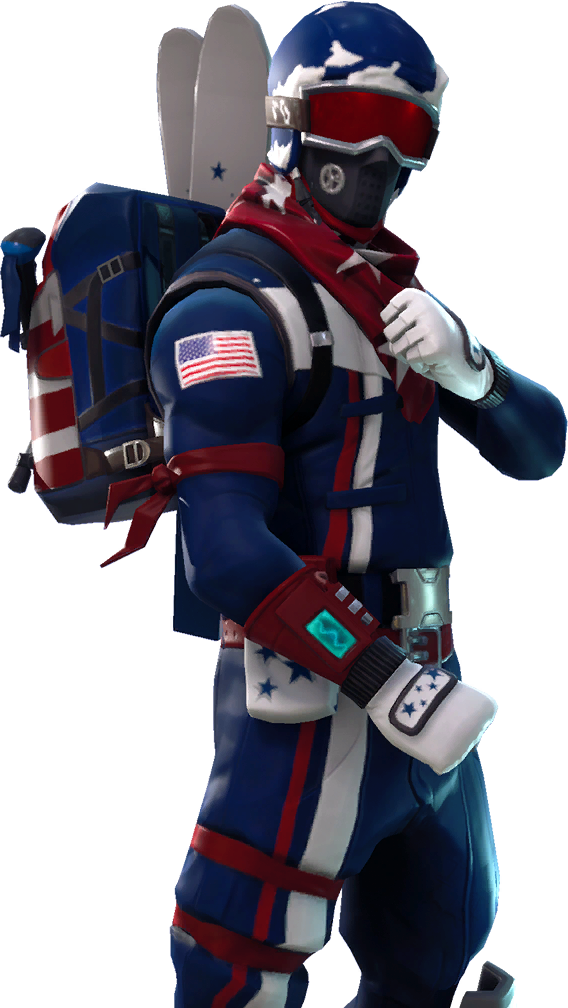 Fornite Alpine Ace USA PNG HD Quality