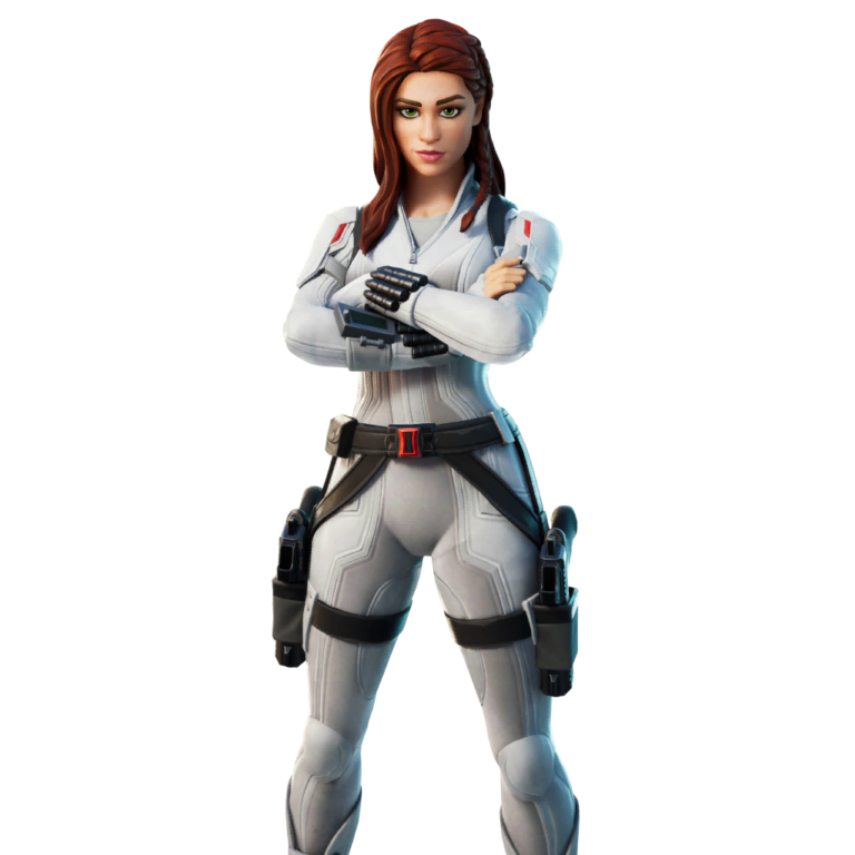 Fornite Black Widow Outfit Transparent Images