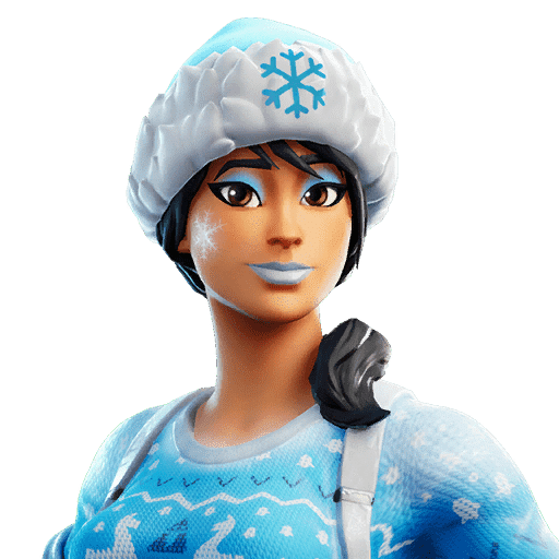 Fornite Frosted Flurry Background PNG Image
