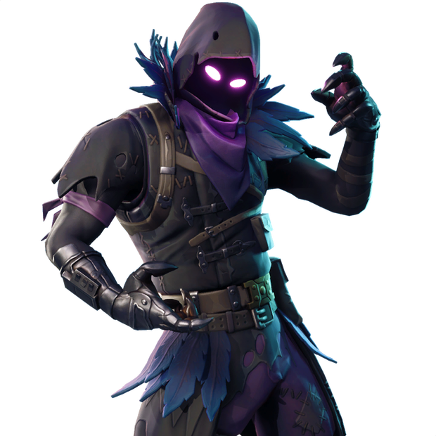 Fornite Frozen Raven Background PNG Image