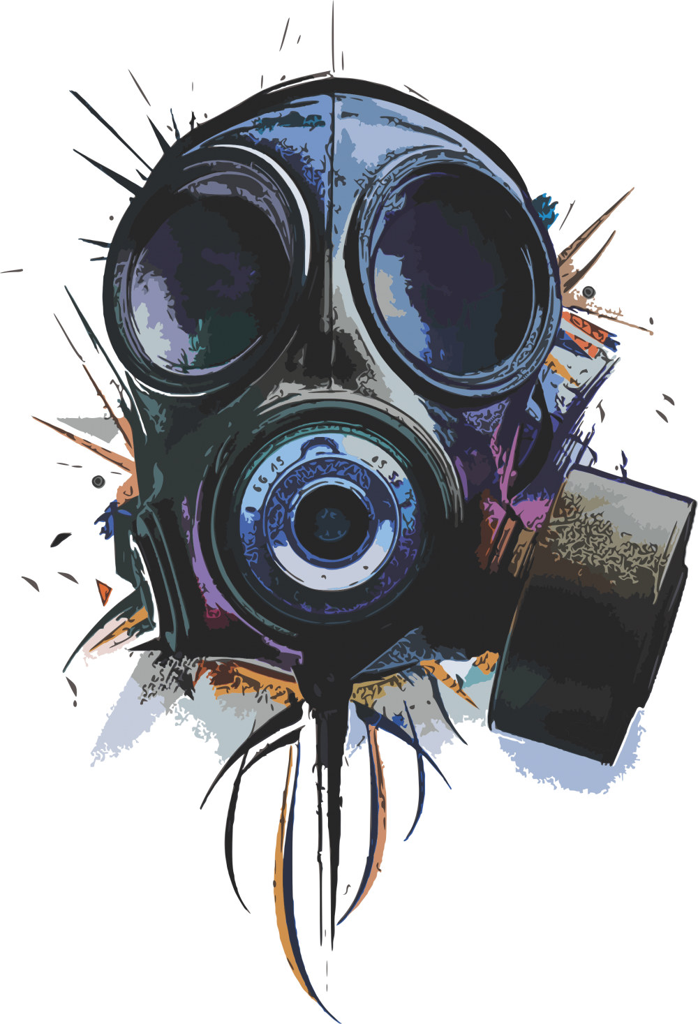 Gas Mask PNG Clipart Background HD