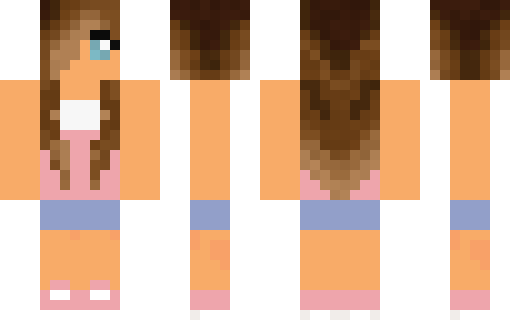 Girl Minecraft Skins PNG HD Quality