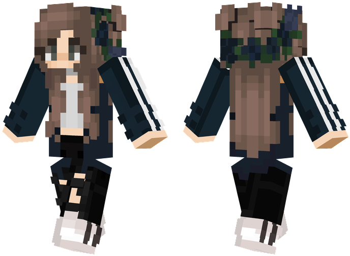 Girl Minecraft Skins PNG Images HD