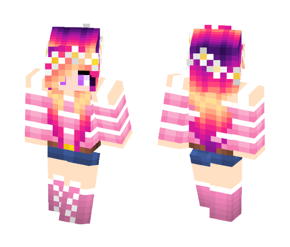 Girl Minecraft Skins PNG Photo Image