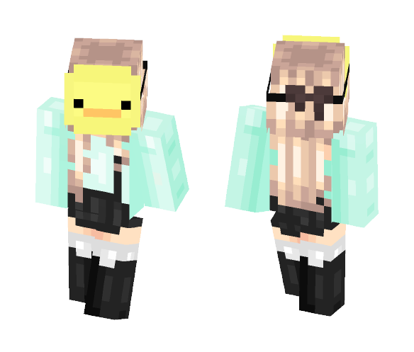 Girl Minecraft Skins PNG Pic Background