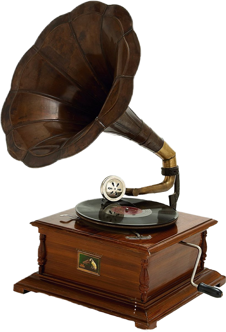Gramophone PNG Background Clip Art