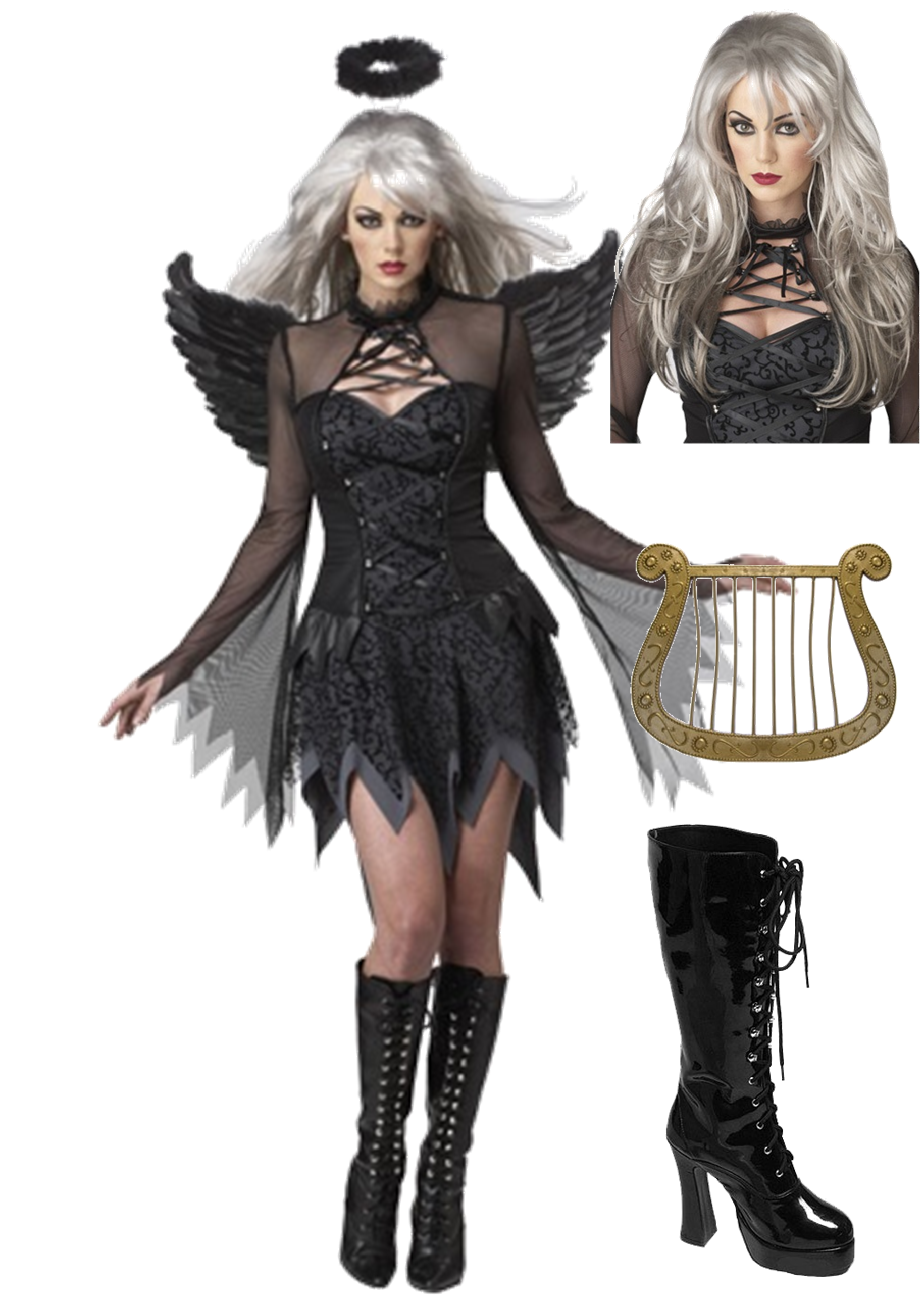 Halloween Costumes Angel PNG Background
