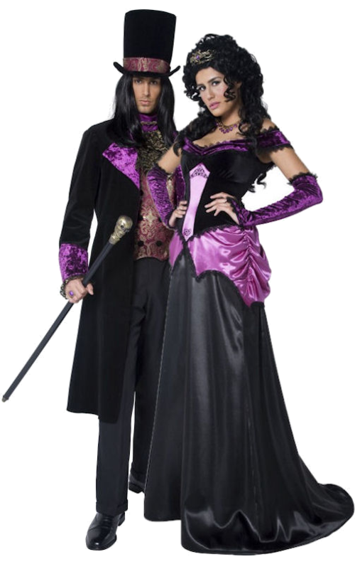 Halloween Costumes Couples PNG HD Quality
