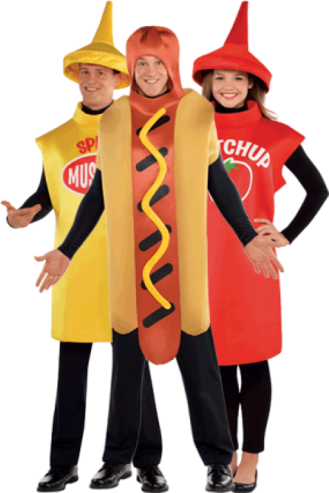 Halloween Costumes Group PNG HD Quality
