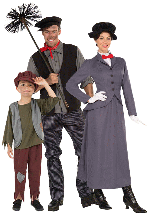 Halloween Family Costumes Transparent Background