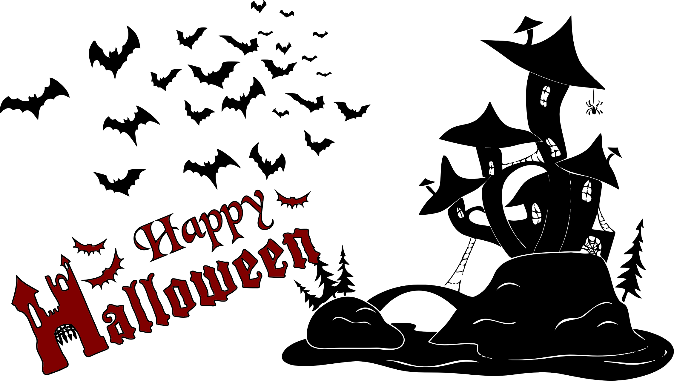 Halloween Font PNG Background