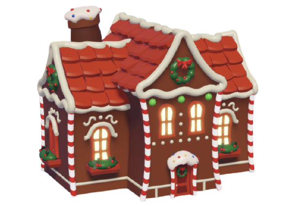 Halloween Gingerbread House Free PNG