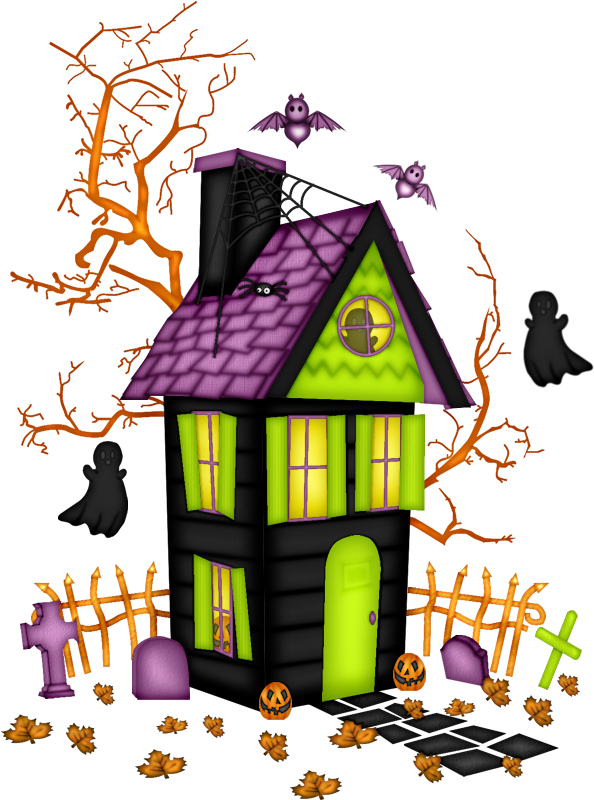 Halloween Gingerbread House Transparent File