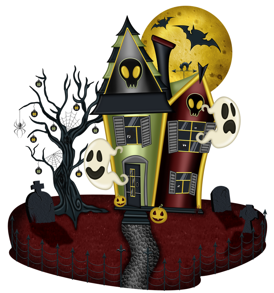 Halloween Gingerbread House Transparent Free PNG