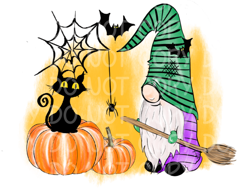Halloween Gnomes PNG Background