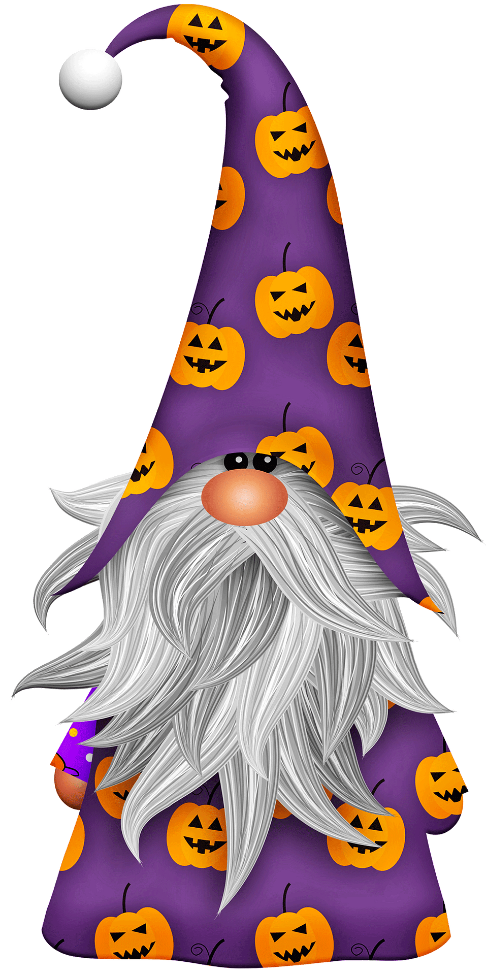 Halloween Gnomes PNG Pic Background