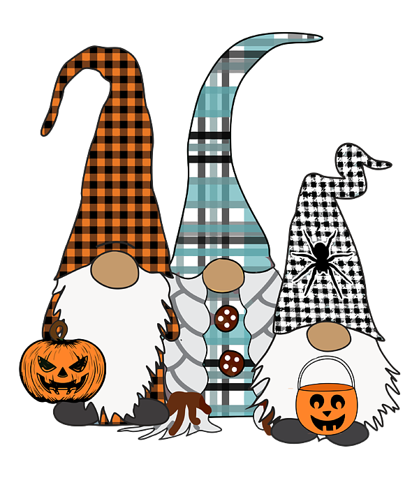 Halloween Gnomes Transparent Background