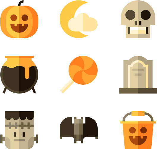 Halloween Icons PNG Photos