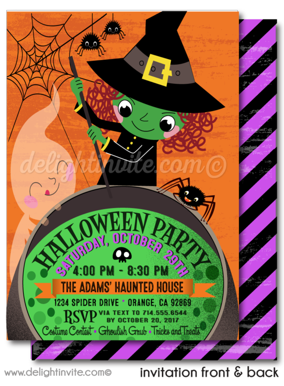 Halloween Invitations PNG Background
