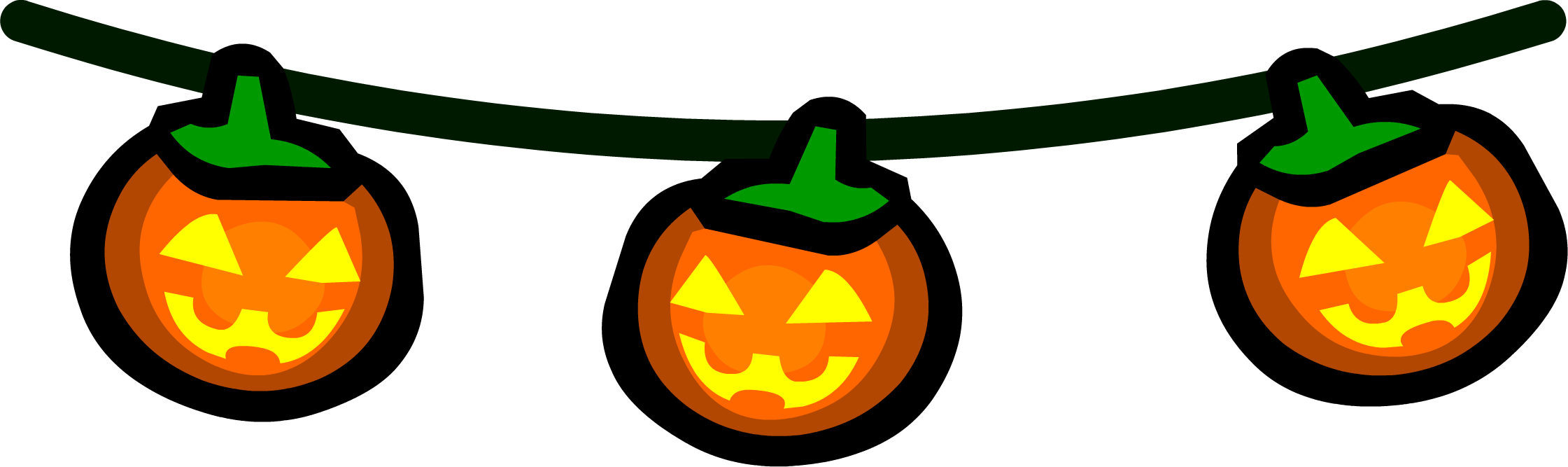 Halloween Lights Background PNG Image