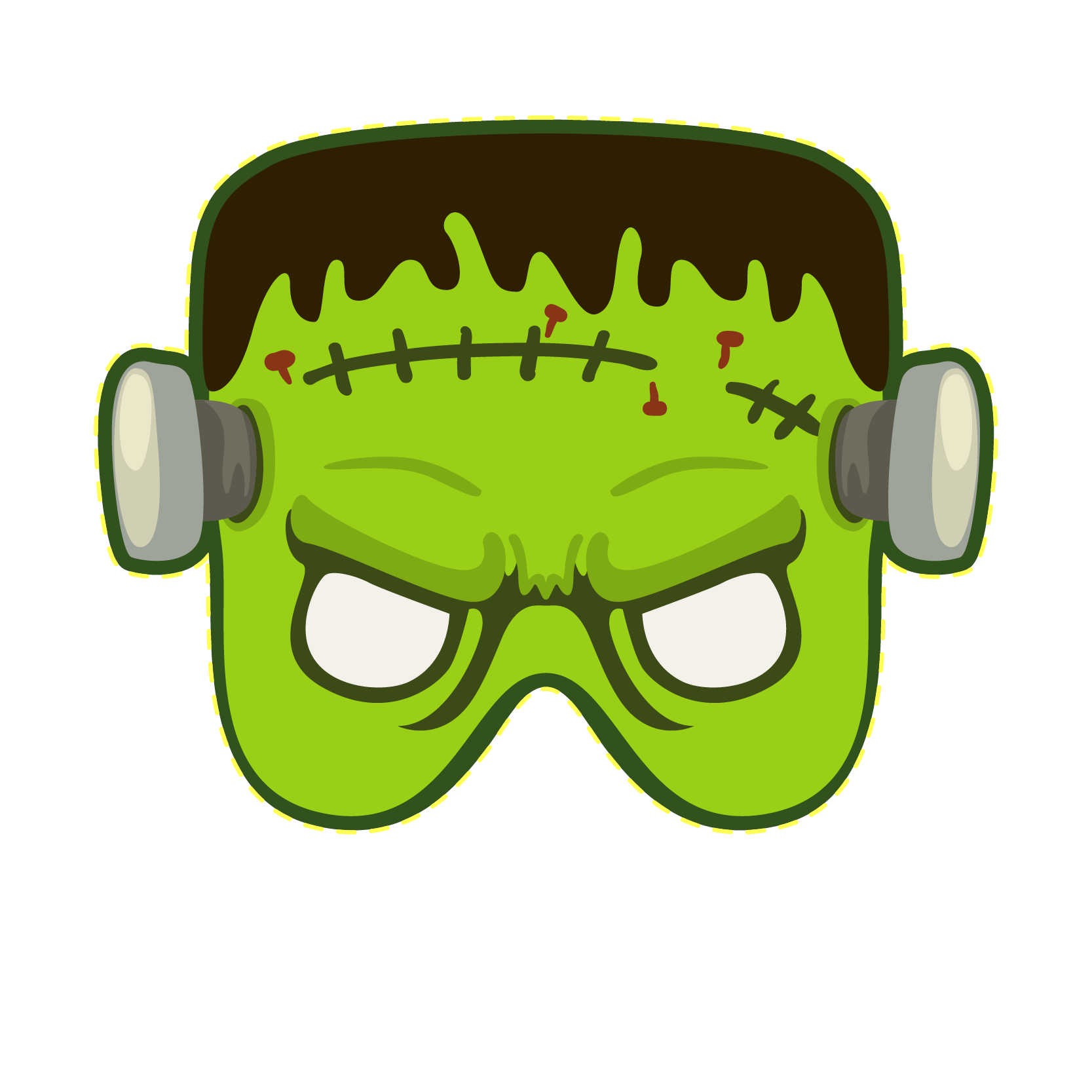 Halloween Mask PNG Free File Download