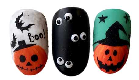 Halloween Nail Stickers Transparent Free PNG