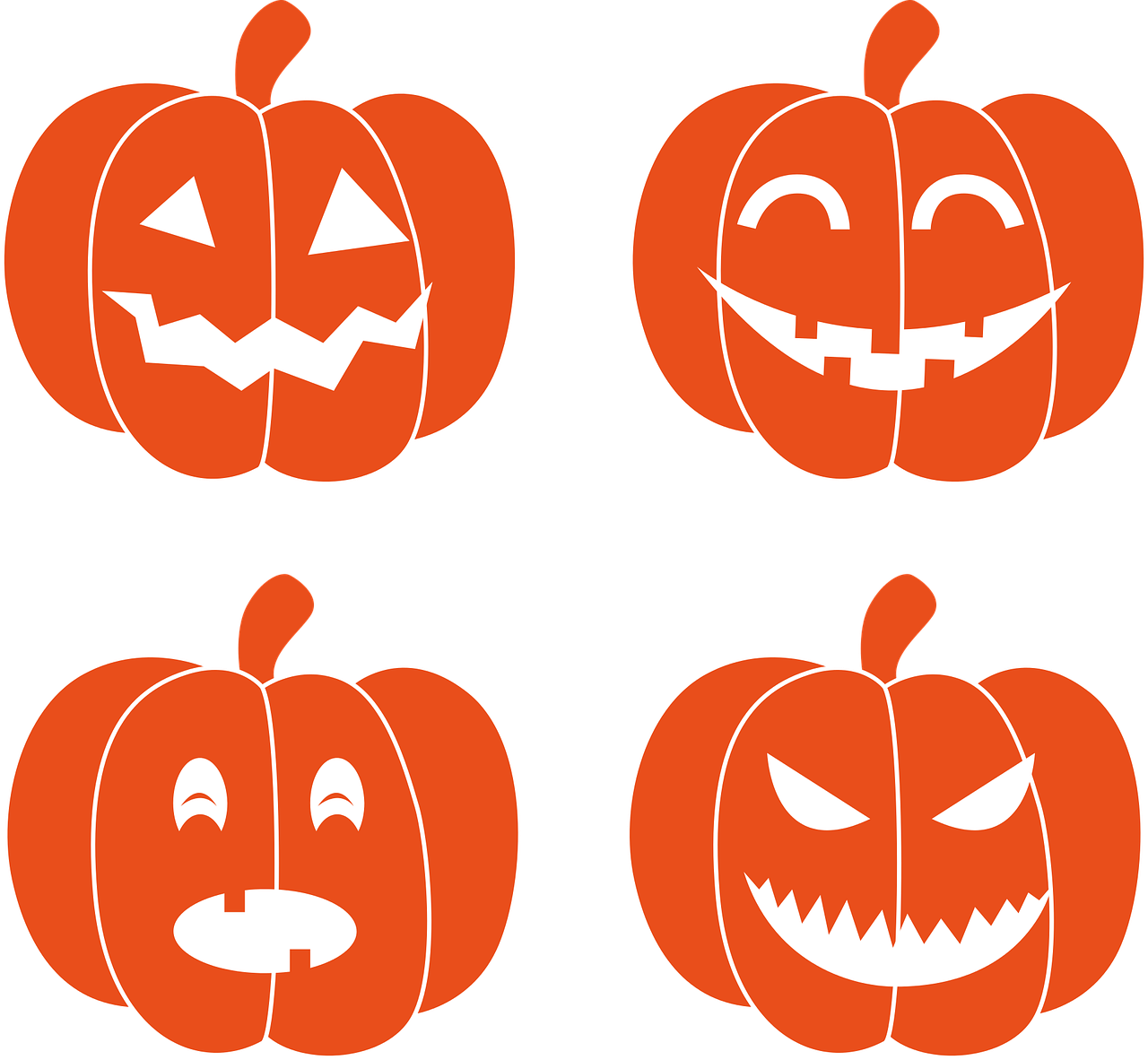 Halloween Ornaments Background PNG Image