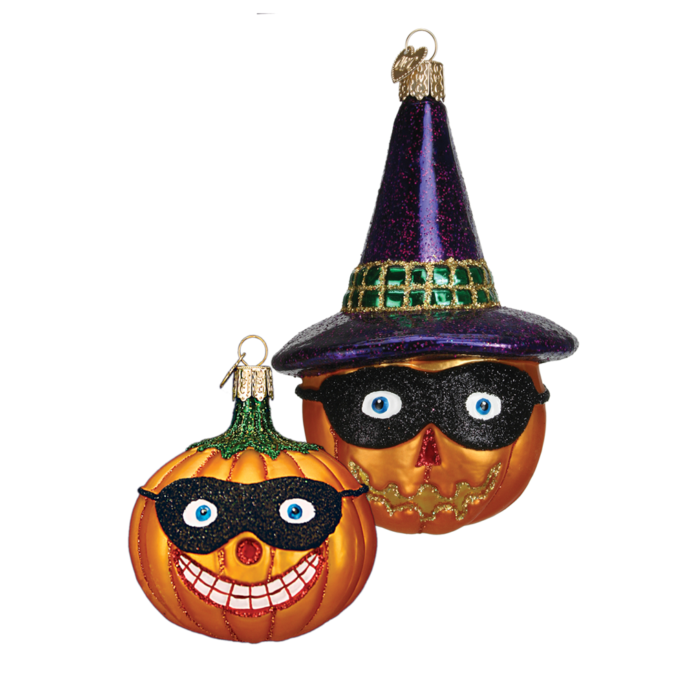 Halloween Ornaments Background PNG