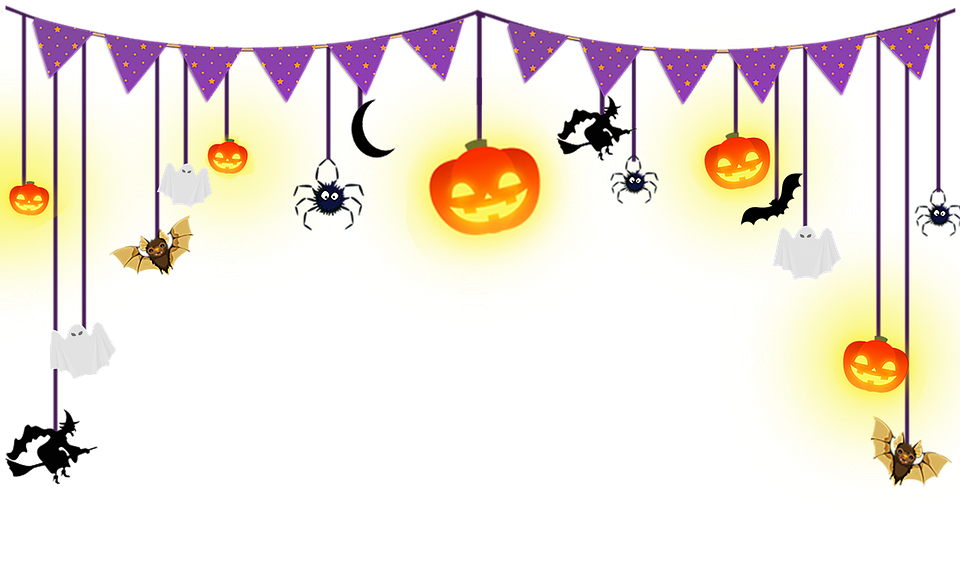 Halloween Party Decorations PNG Photo Image