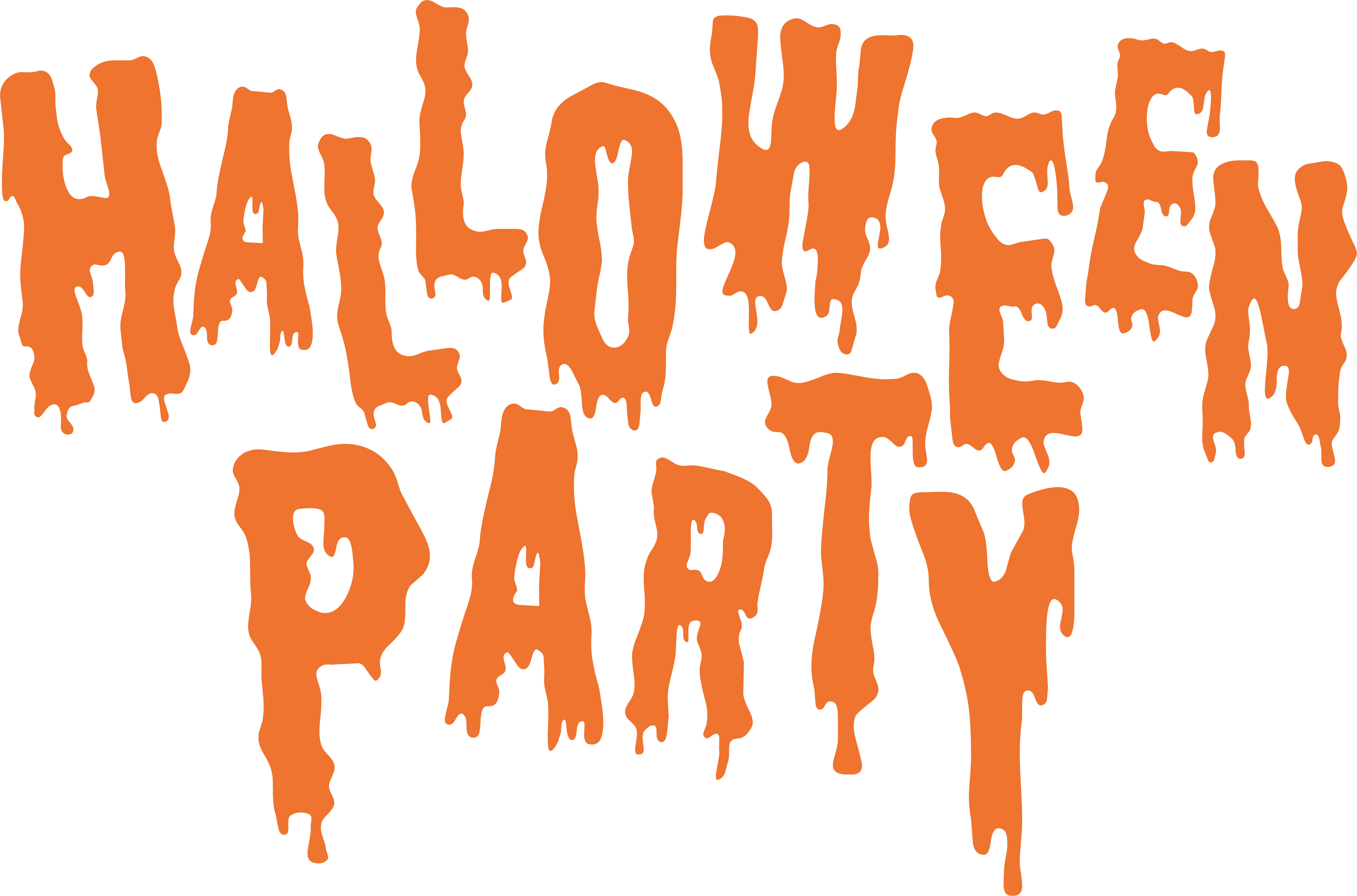 Halloween Party PNG HD Quality