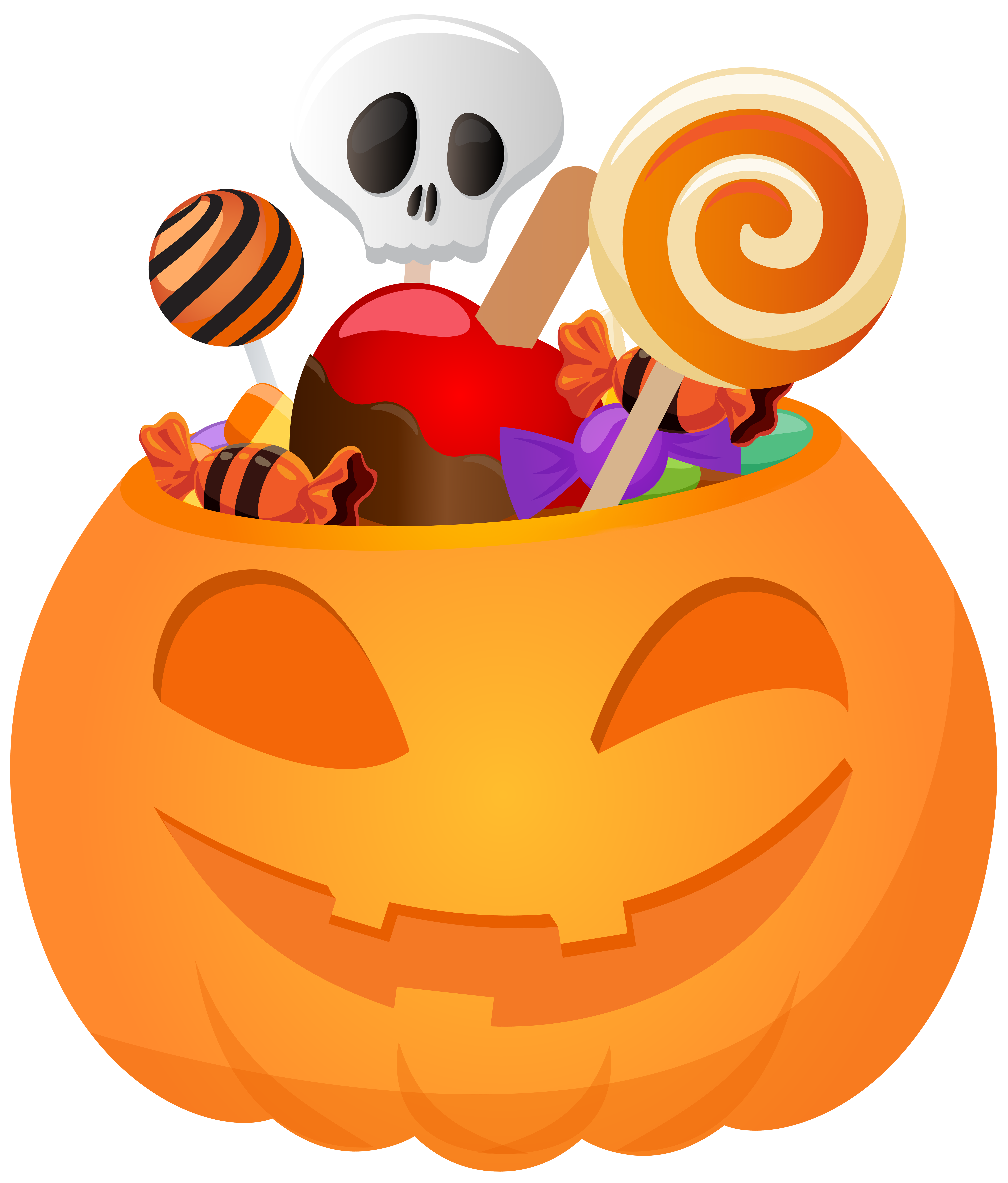 Halloween Treats PNG Clipart Background