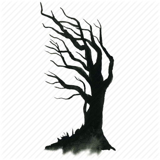 Halloween Tree Transparent Free PNG