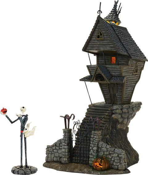 Halloween Village Houses PNG Photos