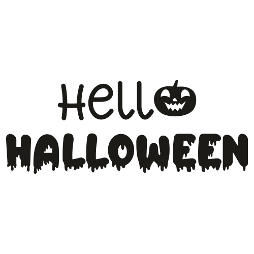 Halloween Words PNG Free File Download