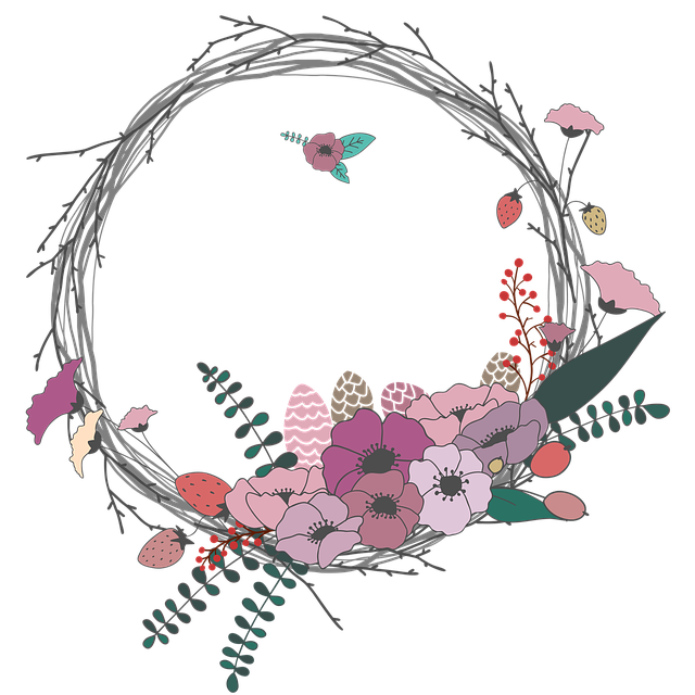 Halloween Wreath PNG Pic Background