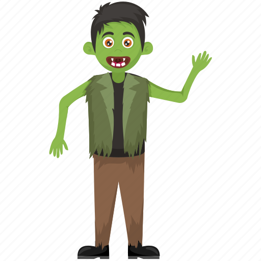 Halloween Zombie Costume Transparent File