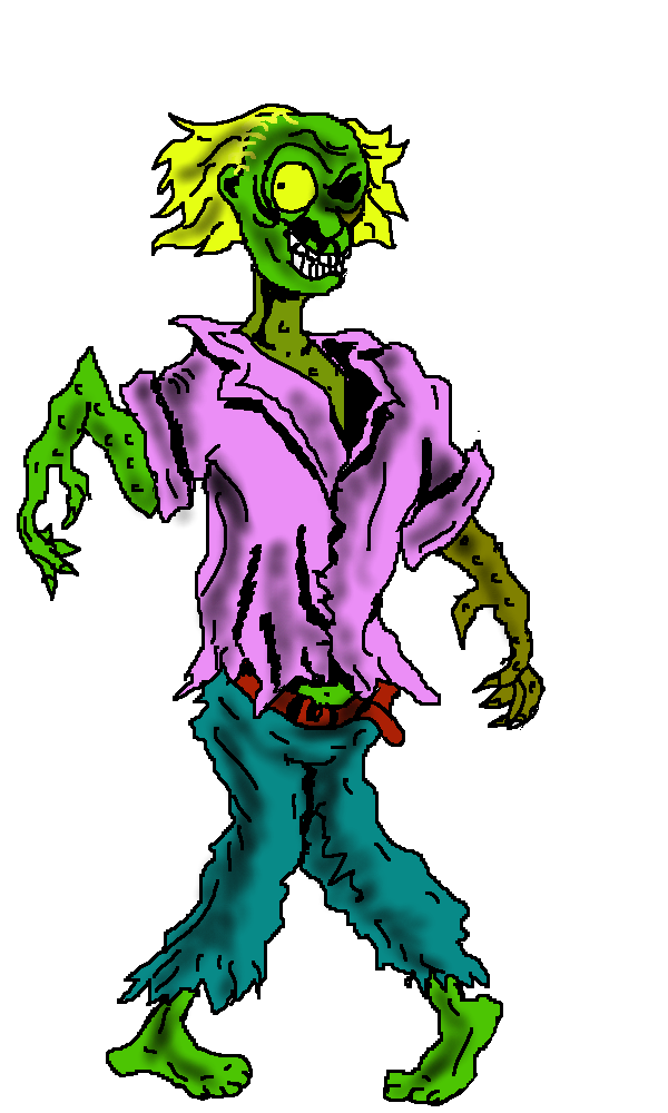 Halloween Zombie PNG Clipart Background