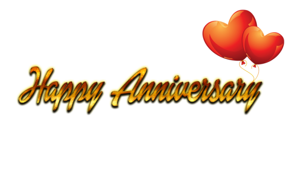 Happy Anniversary PNG Images Transparent Background | PNG Play